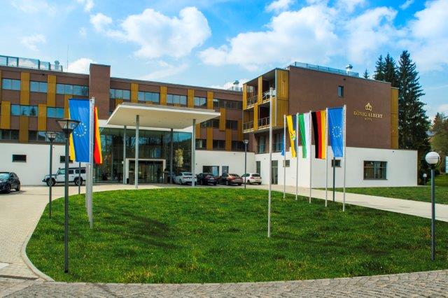 Außenaufnahmen Hotel Koenig Albert Bad Elster im Vogtland Deutschland